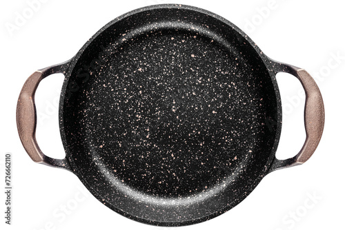 Frying pan with non-stick coating