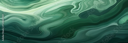 Abstract organic green swirls background design illustration © tydeline