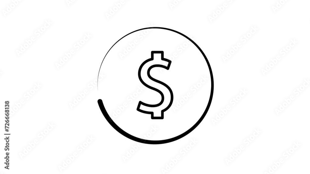dollar sign and symbol design background animation dollar sign and symbol design background animation