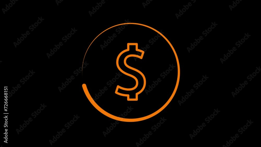dollar sign and symbol design background animation dollar sign and symbol design background animation