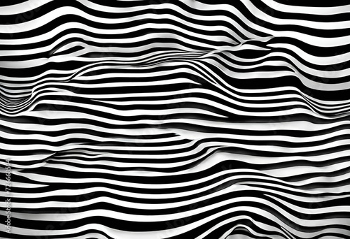 Black and white stipes abstract design background