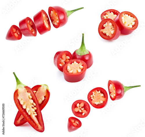 Fresh organic pepper isolated