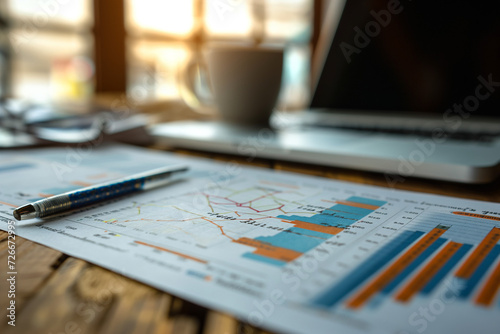 Close-up of financial elements like cash, credit cards, and a laptop, symbolizing the intersection of technology and finance in business