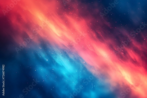 blue and red space background