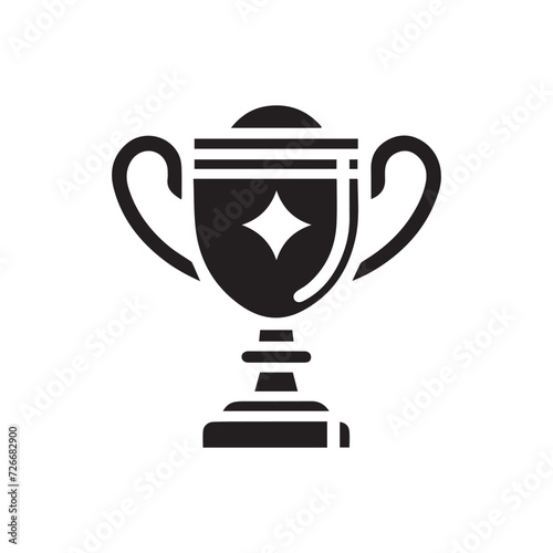 trophy logo template, trophy logo element, trophy logo vector