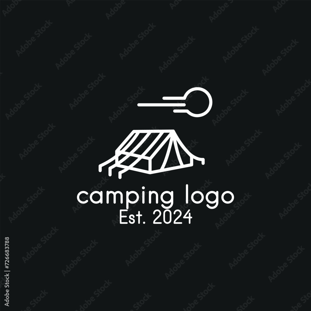 Camping Logo Creation Kit