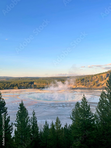 Yellowstone National Park sits on top of a dormant volcano and is home to more geysers and hot springs than any other place on earth. 
