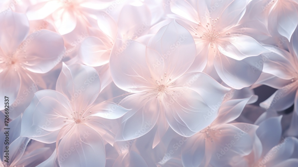 Bright flower petals with water drops