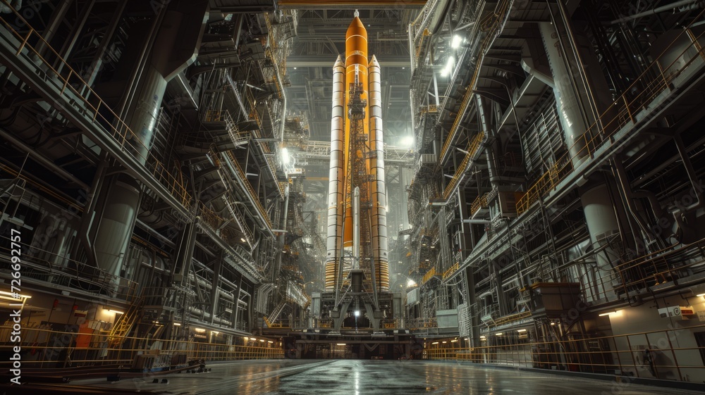 a space launch facility is a highly specialized and meticulously designed infrastructure
