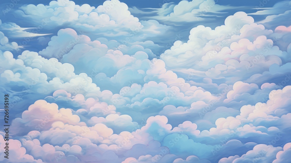 Amazing and colorful sky with clouds Amazing and colorful sky with clouds