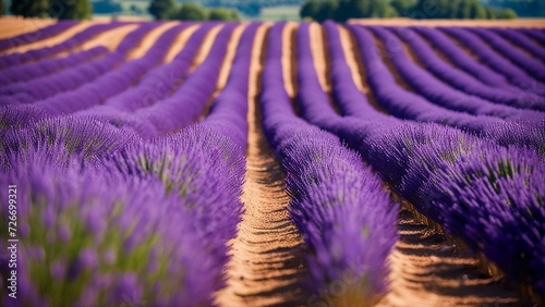 lavender field in region lavender fields in province  