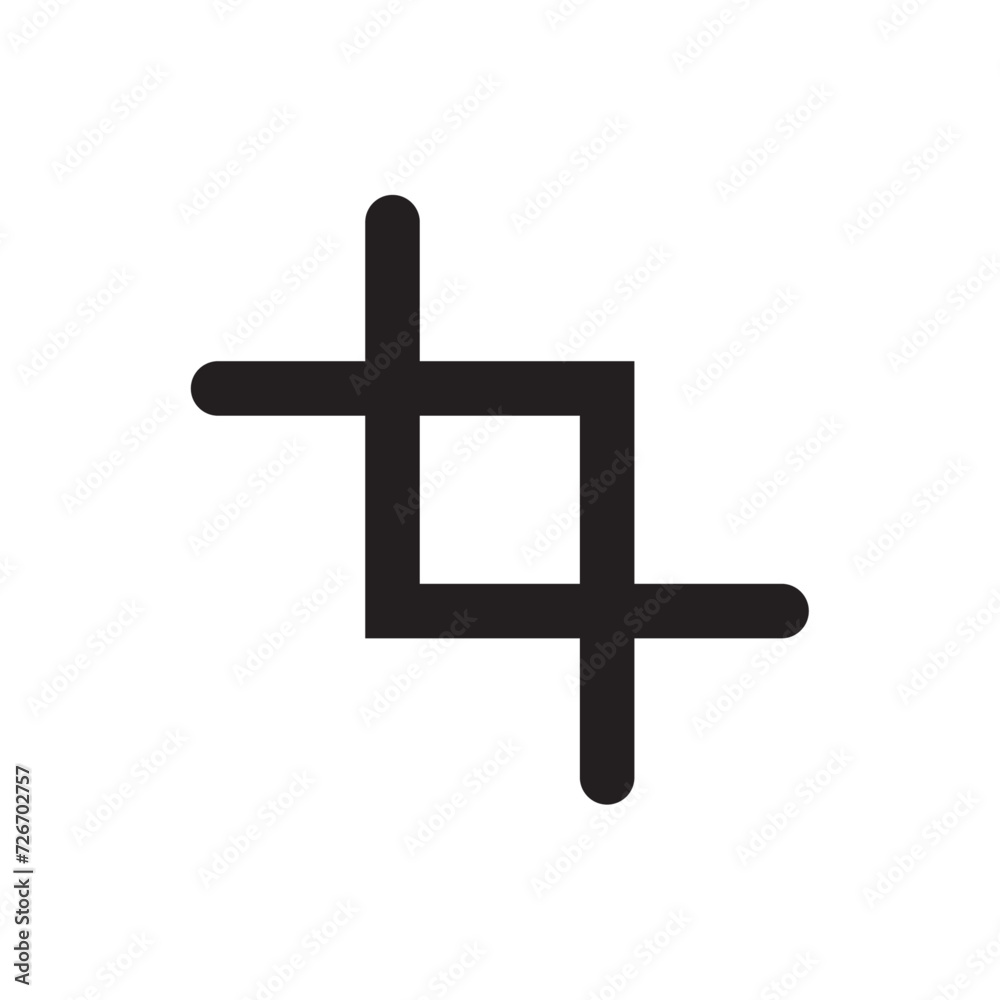 Obraz premium crop icon