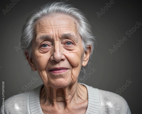 Portrait of a Sad Old Woman
