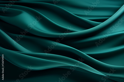 A captivating dark teal presentation background with subtle waves, conveying depth and sophistication for a modern and impactful presentation.