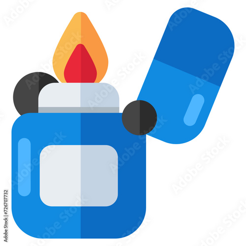 An icon design of lighter