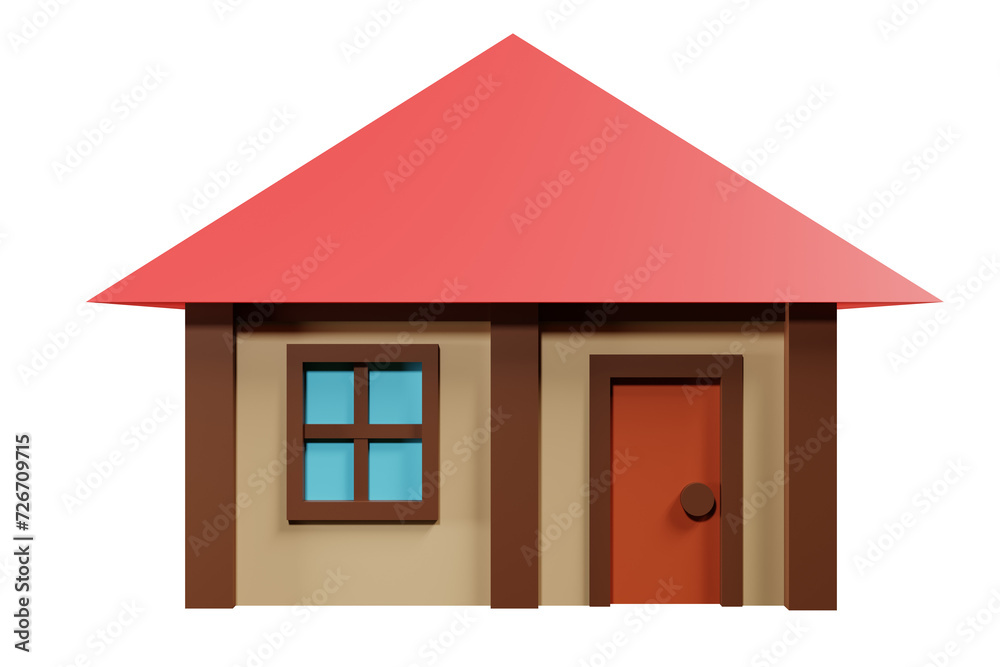 Fantasy house medieval. 3d rendering. Fantasy house medieval. 3d rendering.