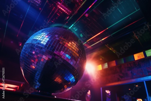 disco ball and lights 