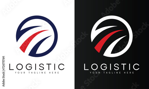 Logistic Logo Design Logistic Arrow Logotype