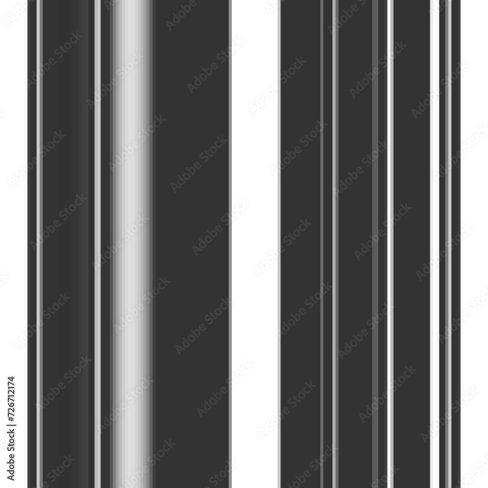 Black and white stripe abstract background. Motion effect. Grayscale fiber texture backdrop and banner. Monochrome gradient pattern and textured wallpaper.