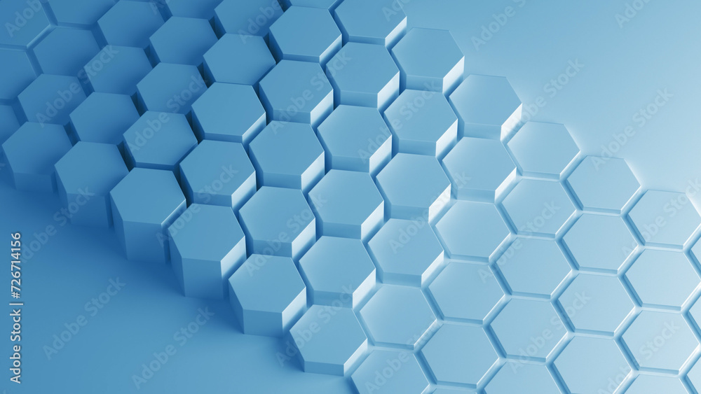 Abstract blue honeycomb Abstract blue honeycomb