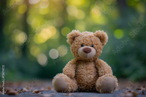 The Perfectly Balanced Teddy Bear, Radiating Comfort And Joy