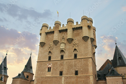 Castle Alcazar in Segovia, Spain