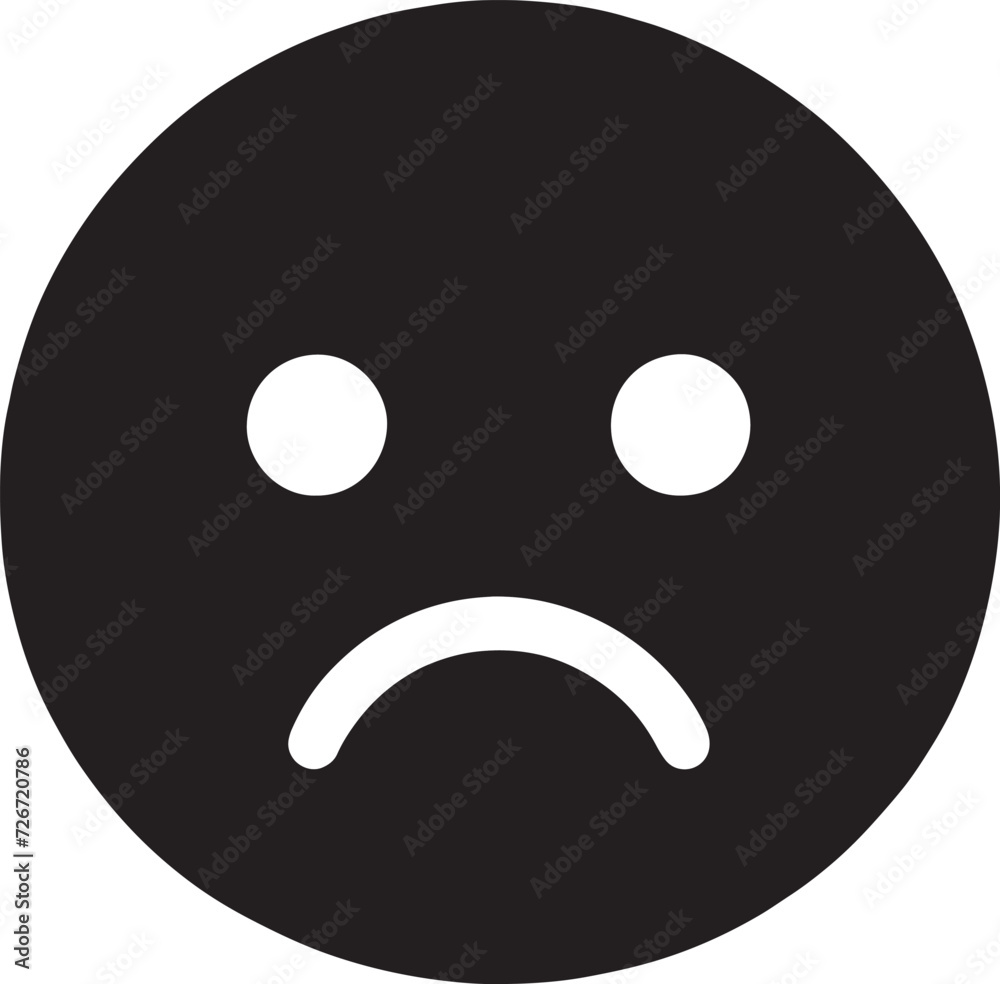 Fototapeta premium Sad Face Icon