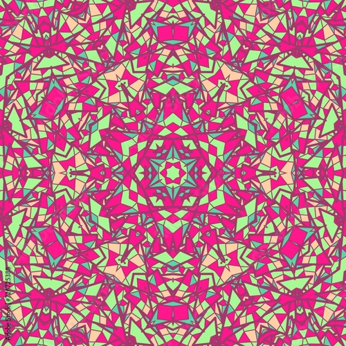 Mandala symmetry art, background design.
