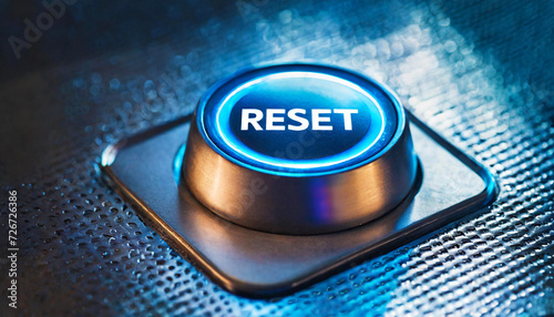 Obraz na płótnie reset button