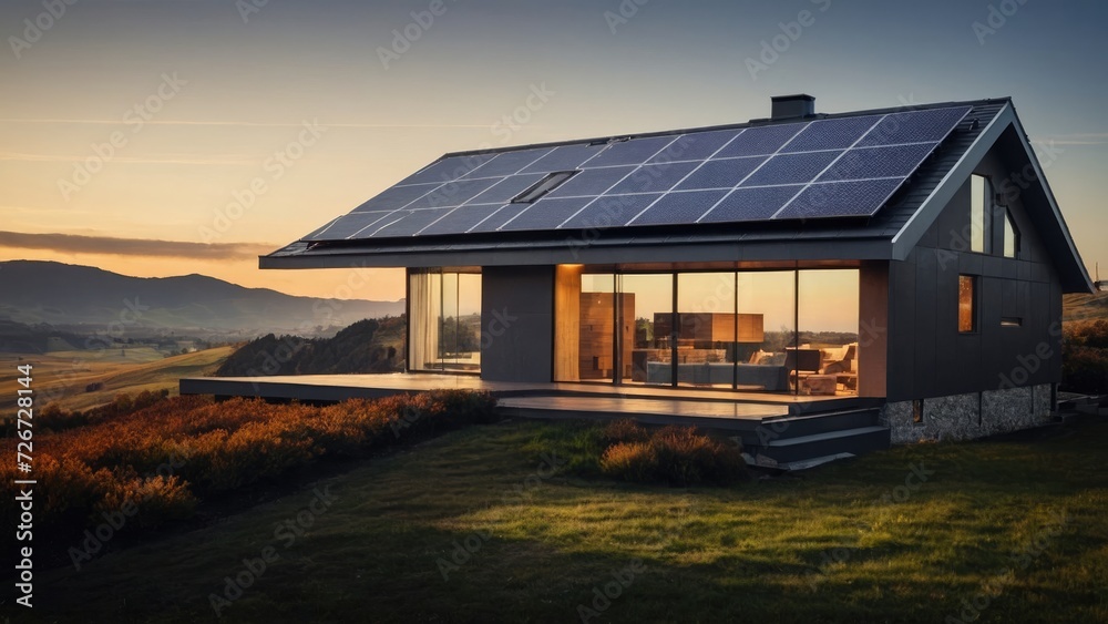 solar panels on the roof solar panels on the roof