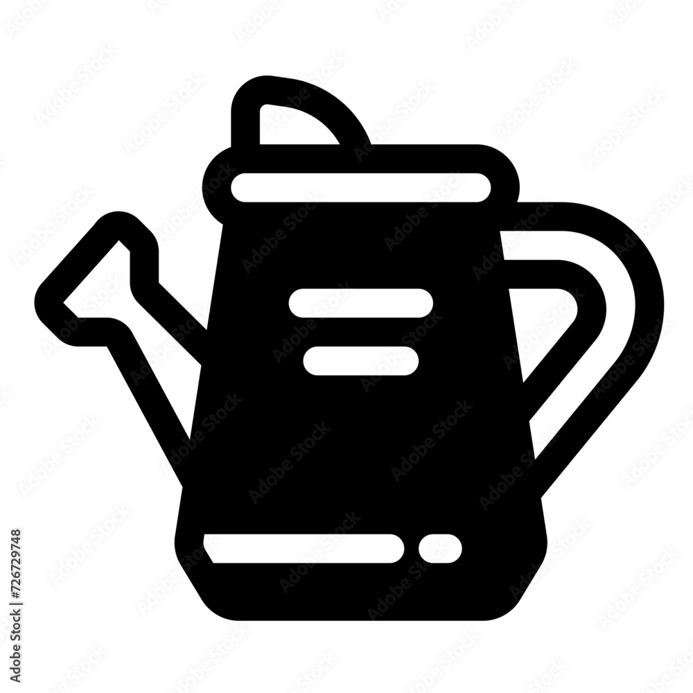 Watering Can Glyph Icon Watering Can Glyph Icon