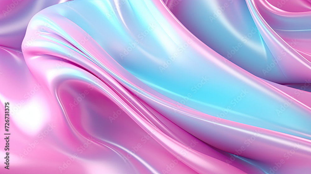 abstract background with smooth waves in pink and cyan colors abstract background with smooth waves in pink and cyan colors