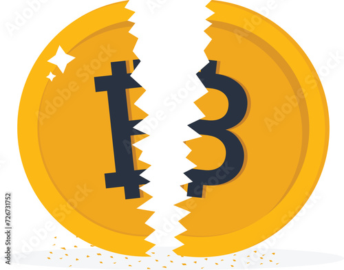 Losing money from business failure or investment mistake, Tax or debt problem, Bankruptcy or economic crisis or recession concept,
