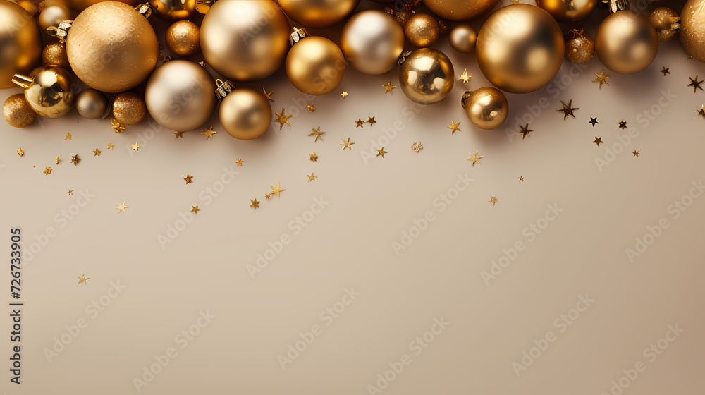 Holiday decorative border, festive background with festive star decoration Holiday decorative border, festive background with festive star decoration