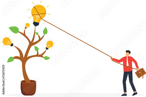 Capture new business ideas, Search for innovation or creativity, Brainstorm or invent new discovery project concept,
