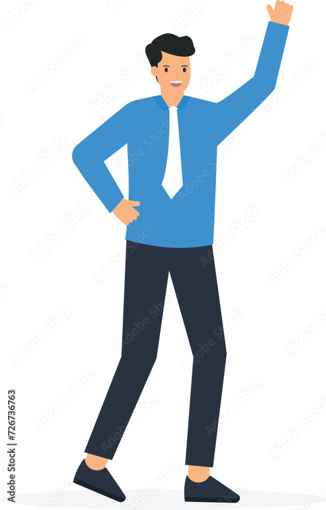 Businessman Doing introduction Himself and Self-presentation for step up business success concept,
Businessman Doing introduction Himself and Self-presentation for step up business success concept,
