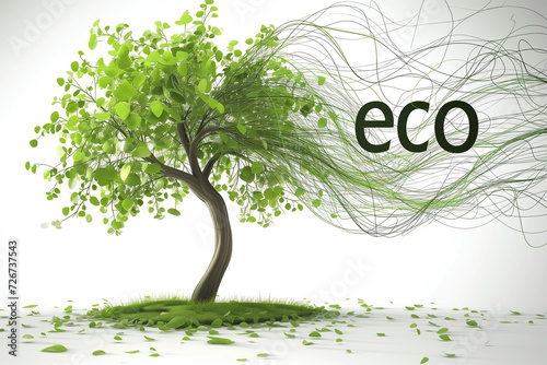 Eco friendly Illustration of tree 