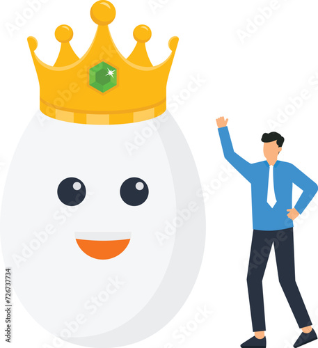 Golden egg investment and Precious retirement pension fund, Wealth or savings and 401k or IRA, Prosperity or valuable asset concept,
