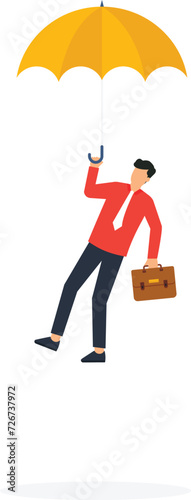 Business difficulty or obstacle in economic crisis, Mistake or accident causing problem or failure, Depressed and anxiety concept
