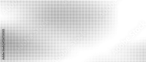Abstract black and white dots background. Minimal background concept. Simple halftone background.
