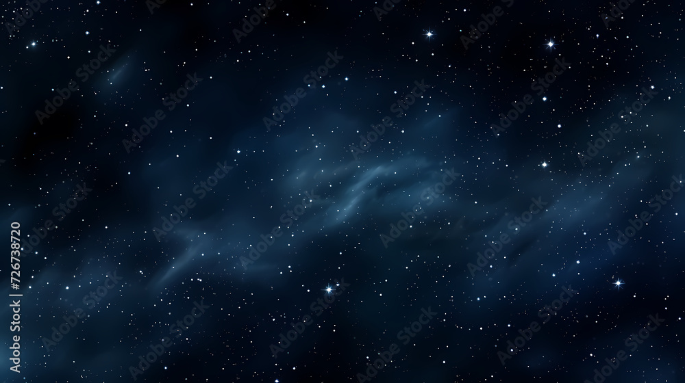 Naklejka premium Mysterious star themed gradient background with countless twinkling stars