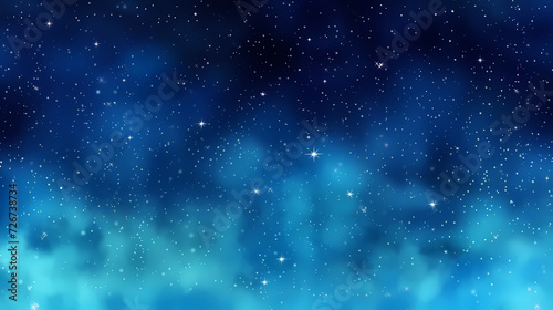 Mysterious star themed gradient background with countless twinkling stars © jiejie