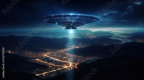 UFO landing by the earth planet, mysterious object seen in the sky for which, it is claimed