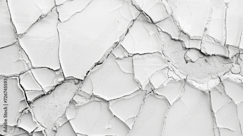 © buraratn - Cracked glass on a white background texture © buraratn - Cracked glass on a white background texture