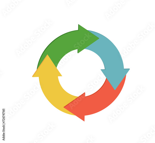 Four steps infographics. vector illustration