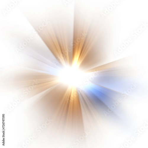 glow star burst flare explosion