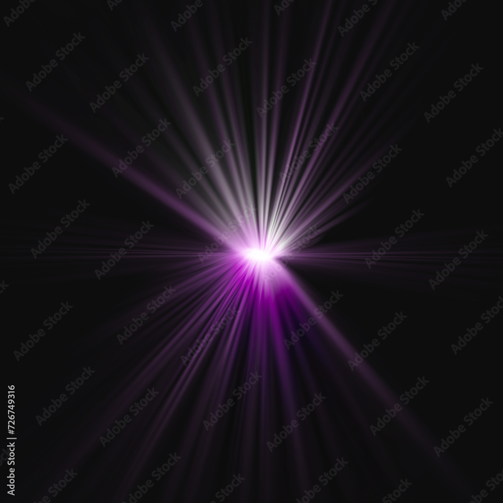 pink light effect lens flares on black background