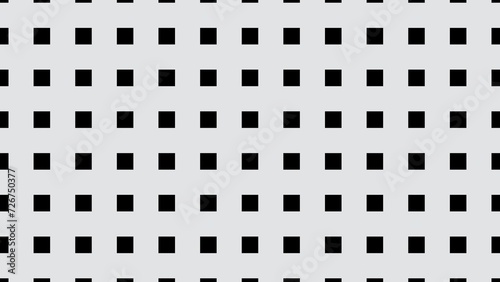 3d abstract black and white squares pattern. Checkered math geometry minimalistic texture wallpaper Futuristic cyber