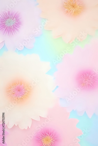  A close up of a painting of flowers, pastel texture, flower, pink, floral, nature, spring, flowers, design, blossom