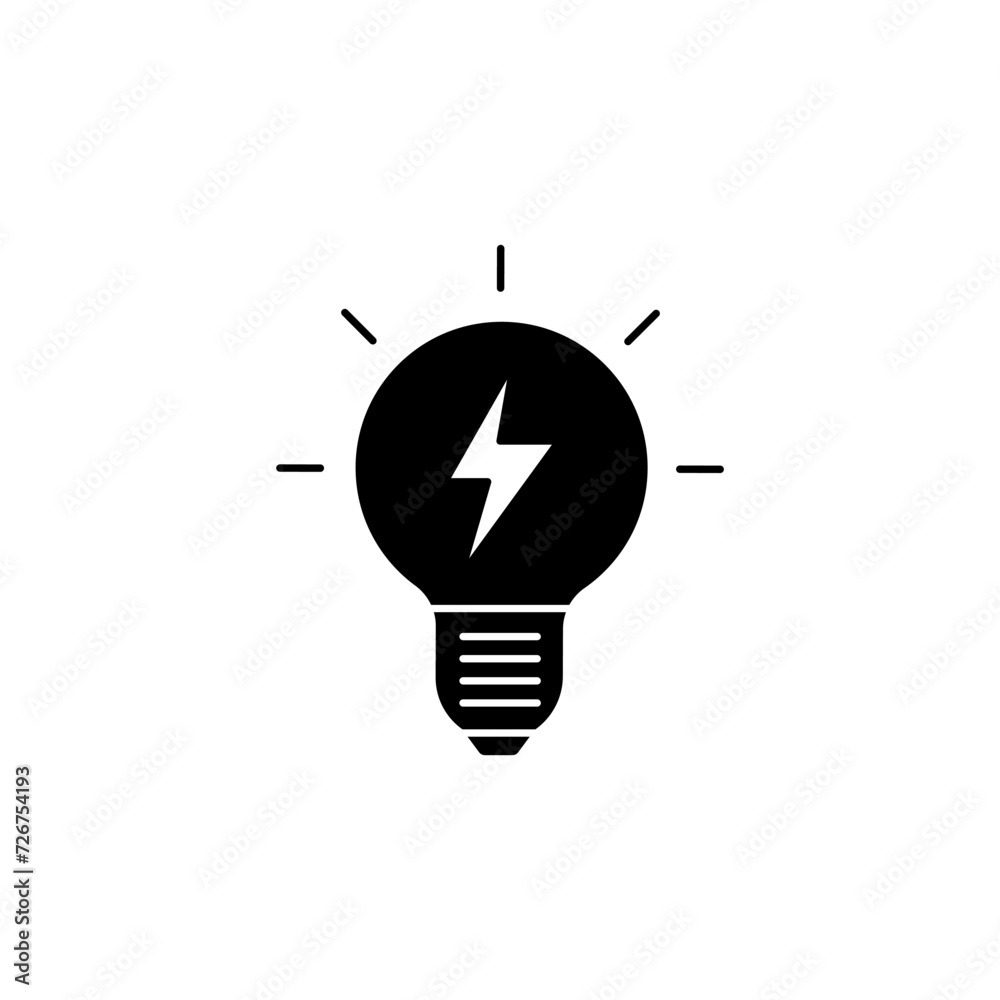 electricity concept line icon. Simple element illustration. electricity concept outline symbol design.
